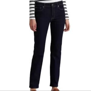 LRL Lauren Jeans Co. Ralph Lauren classic straight black jeans Size 6. 5 pockets